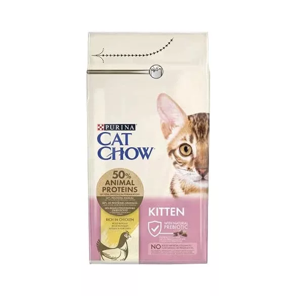 CAT CHOW Kitten suha hrana za mačke, bogata s piščancem 15 kg