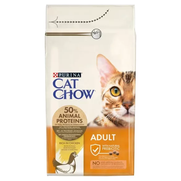 CAT CHOW Adult suha hrana za mačke, bogata s piščancem 15 kg