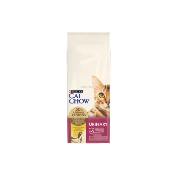 CAT CHOW Urinary Tract Health suha hrana za mačke, bogata s piščancem 15 kg