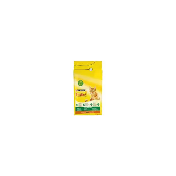 Friskies Indoor s piščancem in dodano vrtno zelenjavo suha hrana za mačke 1,5 kg