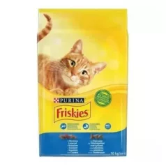   Friskies suha hrana za mačke z lososom in dodano zelenjavo 10 kg