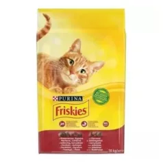   Friskies suha hrana za mačke z govedino, piščancem in zelenjavo 10 kg