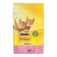   FRISKIES Junior suha hrana za mačke s piščancem, mlekom in dodano zelenjavo 10 kg