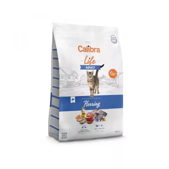 Calibra Cat Life Adult Herring mačja hrana 1,5 kg
