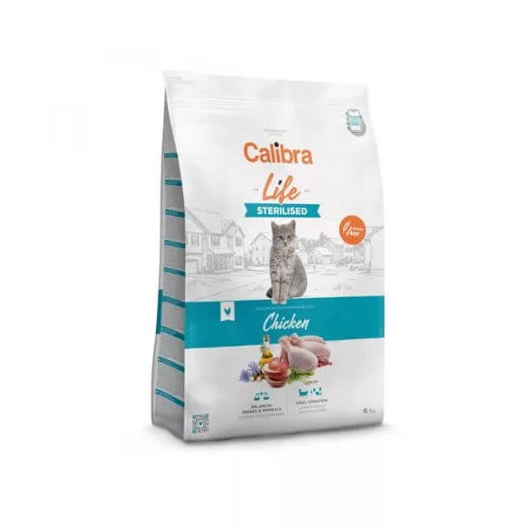 Calibra Cat Life Sterilised Chicken mačja hrana 6kg