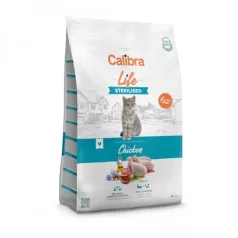   Calibra Cat Life Sterilised Chicken hrana za mačke 6+1,5 kg darilo