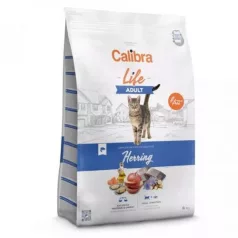   Calibra Cat Life Adult Herring hrana za mačke 6+1,5 kg darilo