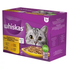 WHISKAS v vrečkah 12-pack perutnina 12*85g