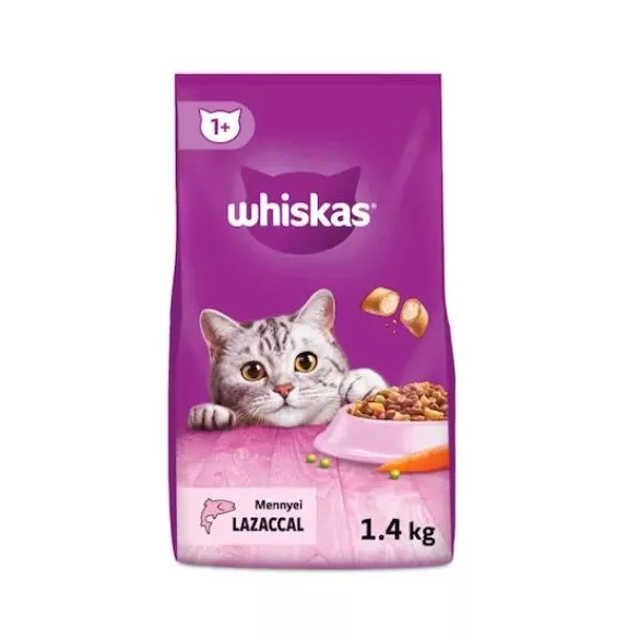WHISKAS suha hrana za mačke 1,4 kg losos
