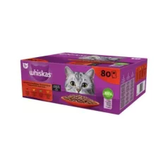 WHISKAS v vrečkah Klasični izbor 80x85g