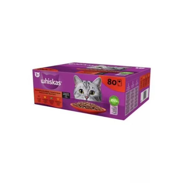 WHISKAS v vrečkah Klasični izbor 80x85g