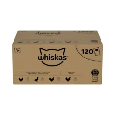 WHISKAS vrečke Perutnina 120x85g
