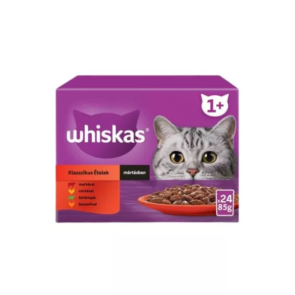 WHISKAS v vrečkah Klasični izbor 24x85g
