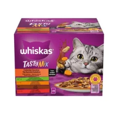 WHISKAS vrečke Tasty Mix Country 24x85g