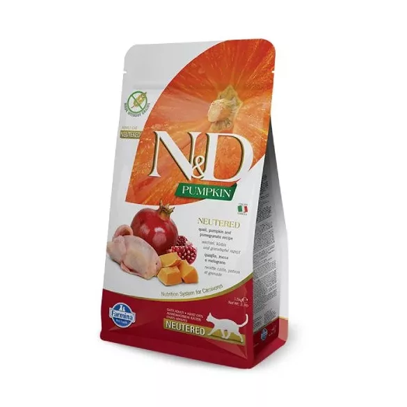 N&D Cat Grain Free Pumpkin prepelica sterilizirane 1,5 kg